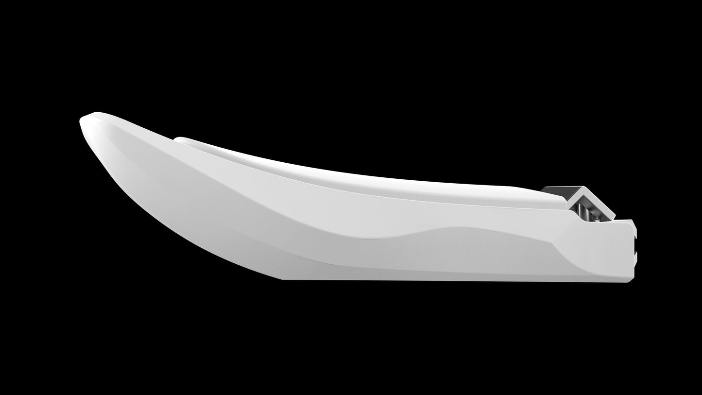 Long Handle Ergonomic Nail Clippers for Seniors, Comfortable Grip Nail Clippers with Catcher, Precision Nail Trimmer Cutter for Men and Women, White