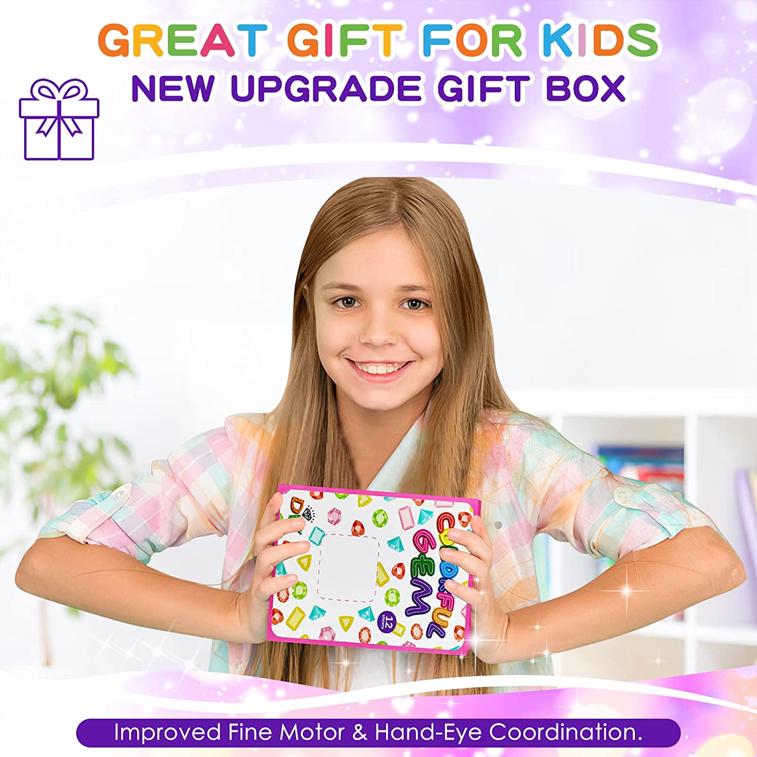 Painting Kits Gifts for 7 8 9 10 Years Old Girls Boys 5D Diamond