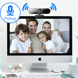 1080P HD Webcam with Microphone, Computer USB Web Camera at 1080P/30fps, 100 Wide Angles View, Plug and Play, Works with Skype, Zoom, FaceTime, Hangouts, PC/Mac/Laptop/MacBook/Tablet by FUMAX